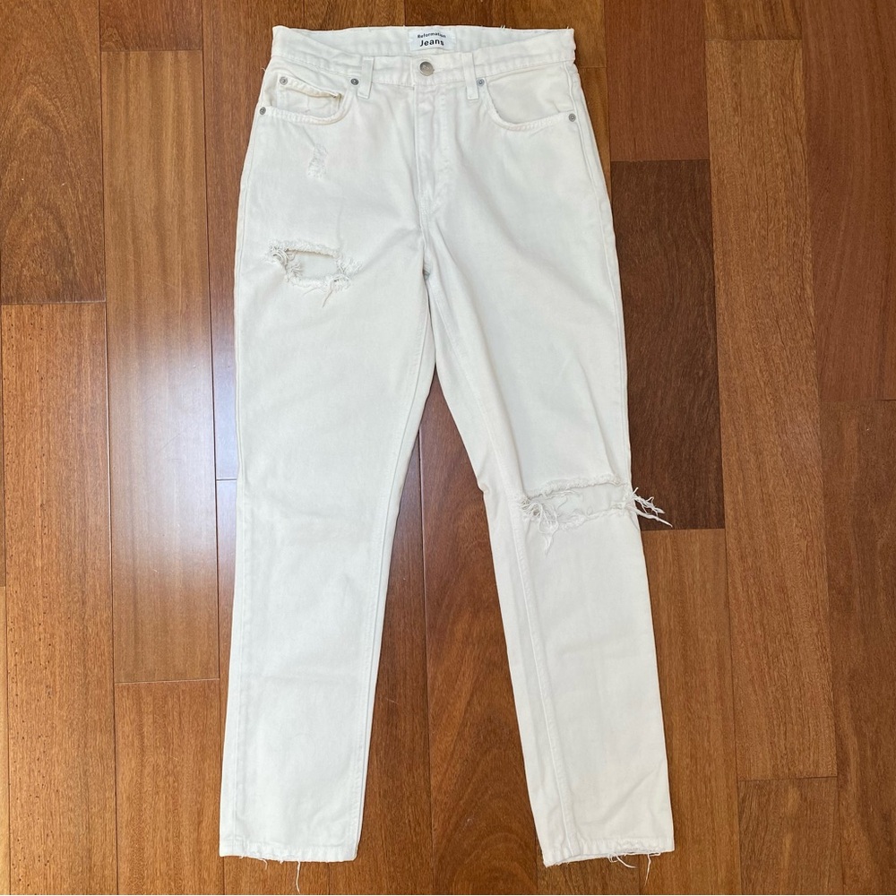 Reformation Julia High Rise Cigarette Jean-27 - Picture 5 of 8